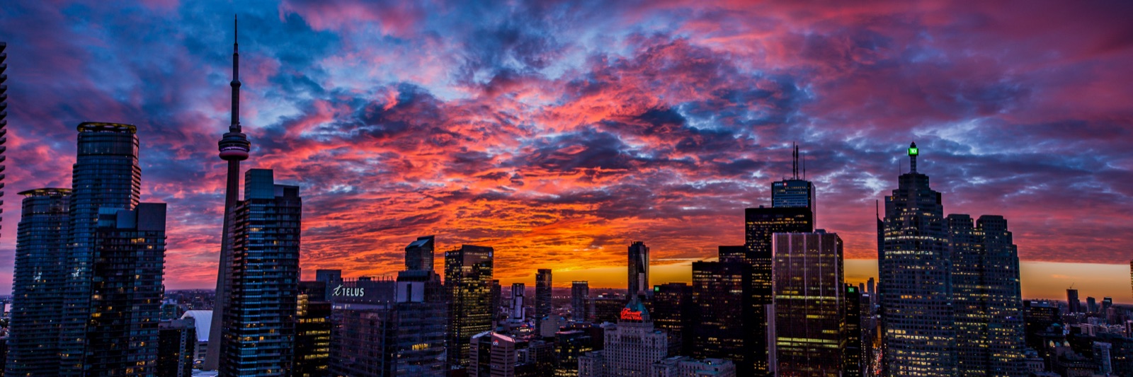 Toronto at sunset
